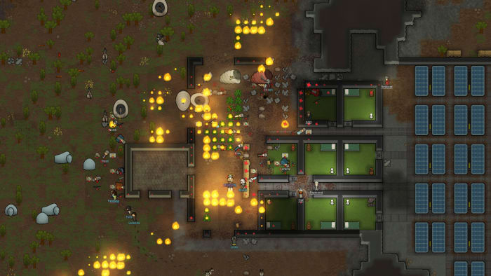 A screenshot of Rimworld.