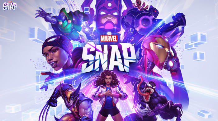 Marvel Snap! key art featuring popular Marvel superheroes