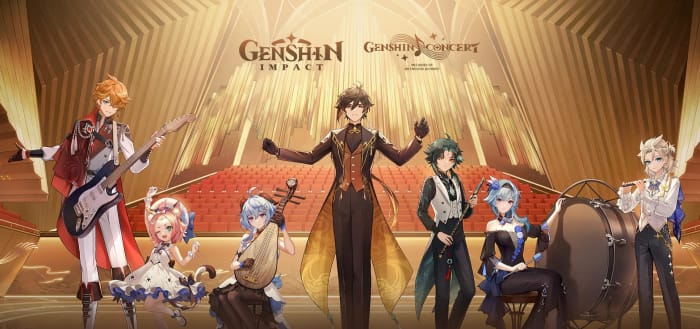 Genshin Impact concert artwork.