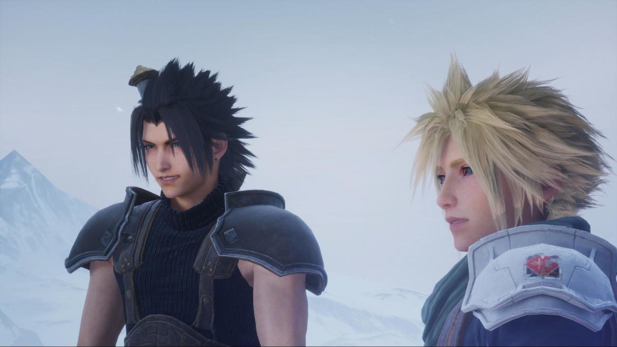 Crisis Core Final Fantasy VII Zack and Cloud