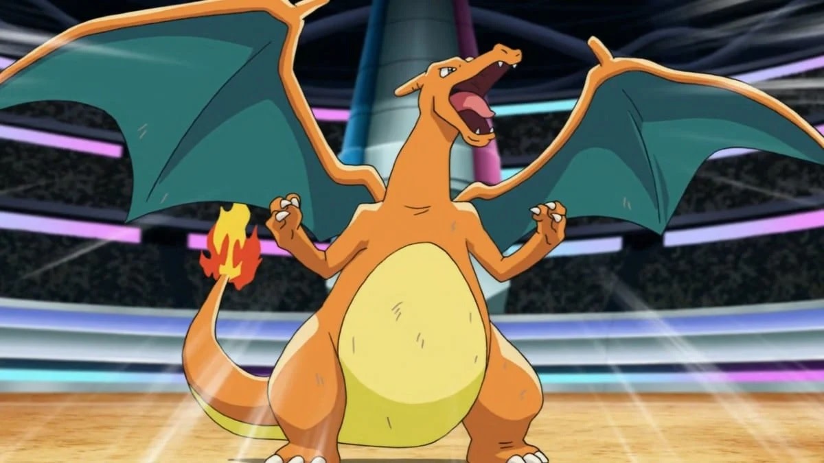 Pokemon Charizard roaring