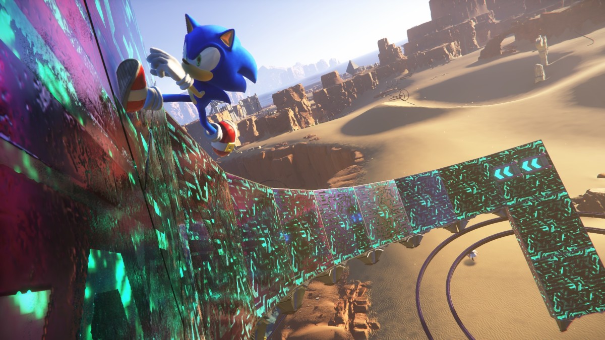 You'll be moving through the world of Sonic Frontiers at a brisk pace.