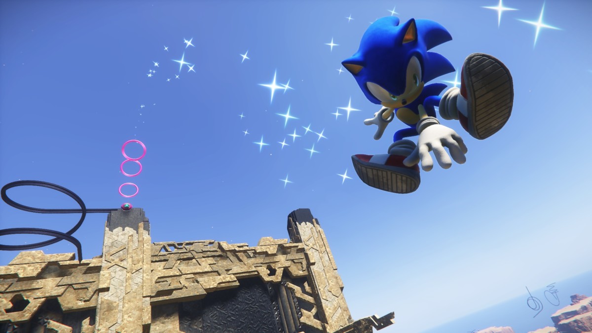 Sonic's moves are more stylish than ever.