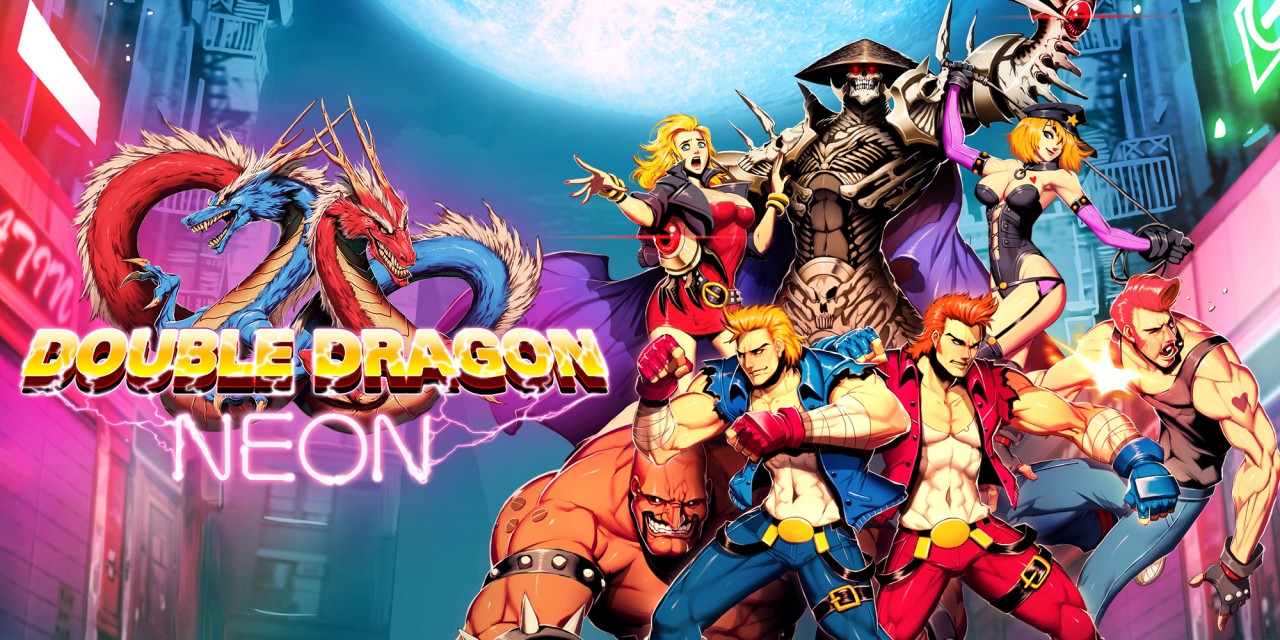 Double Dragon Neon key art