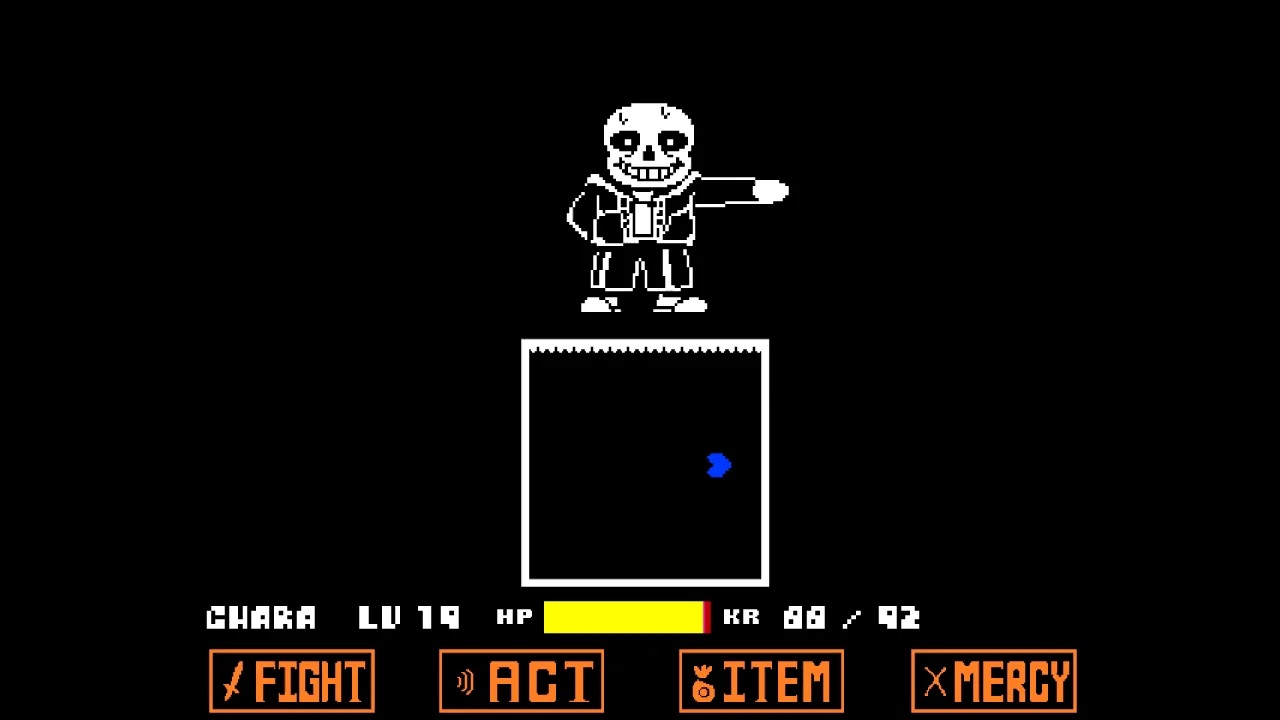 Undertale Sans fight