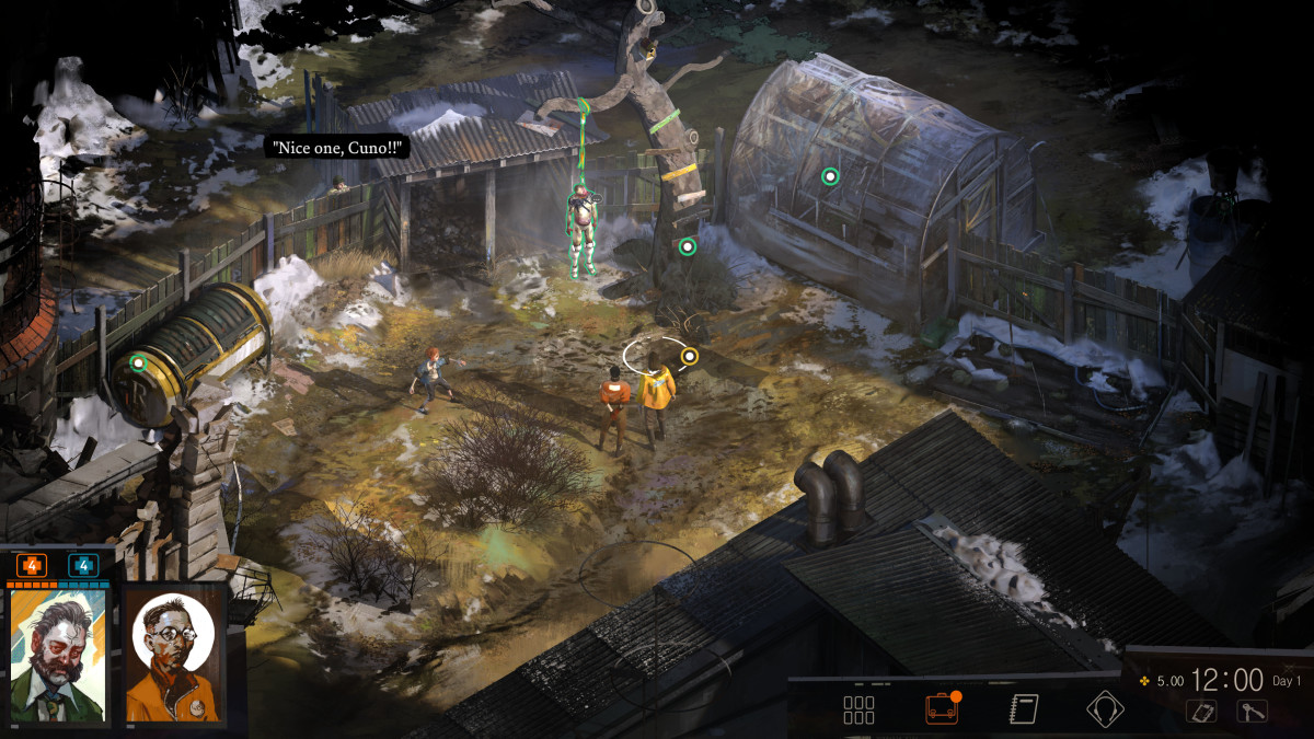 Disco Elysium screenshot.