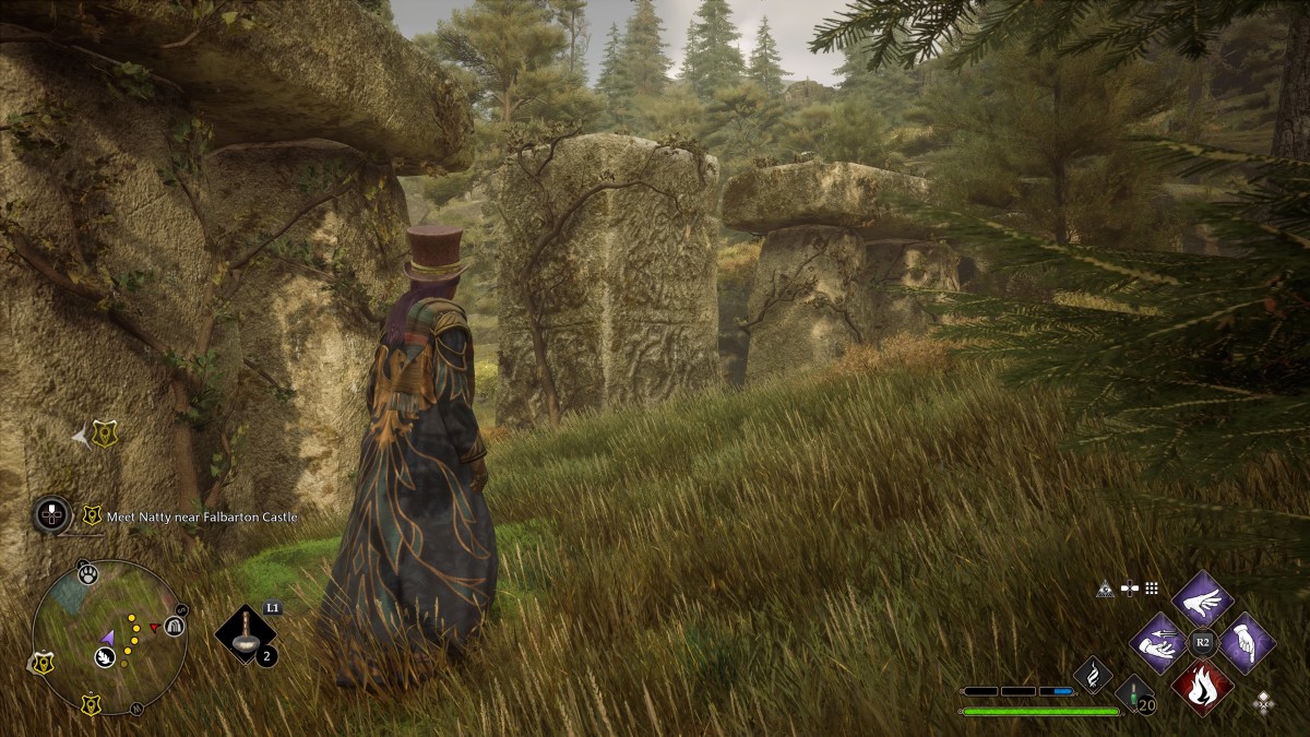 Hogwarts Legacy Merlin Trials Standing stones