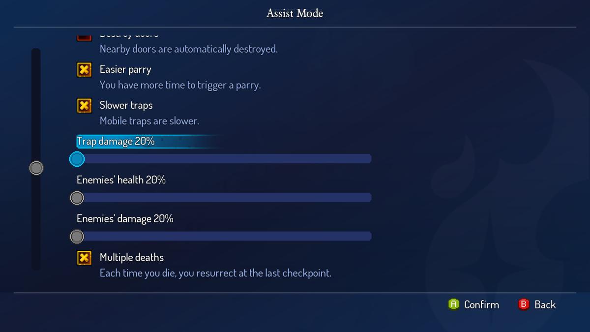 A little assistance goes a long way, and Dead Cells has a lot of assistance.