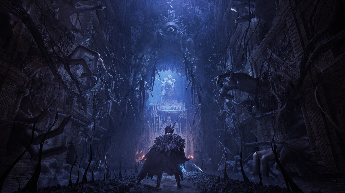 A look into the Umbral dimension in Lords of the Fallen, as well as a peek at that Bloodborne-esque getup.