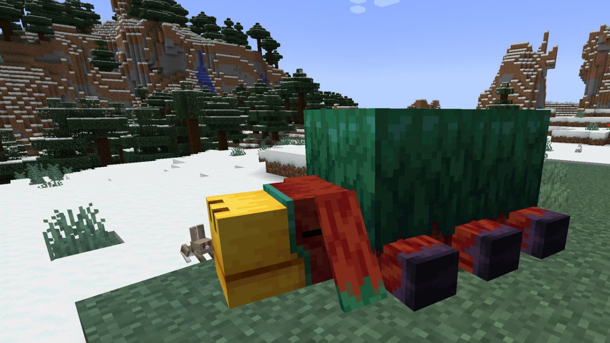 Minecraft Sniffers can find ancient seeds underground.