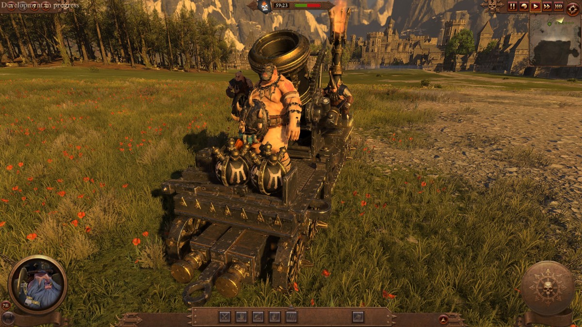 Total War: Warhammer 3 Chaos Dwarfs Dreadquake Mortar.