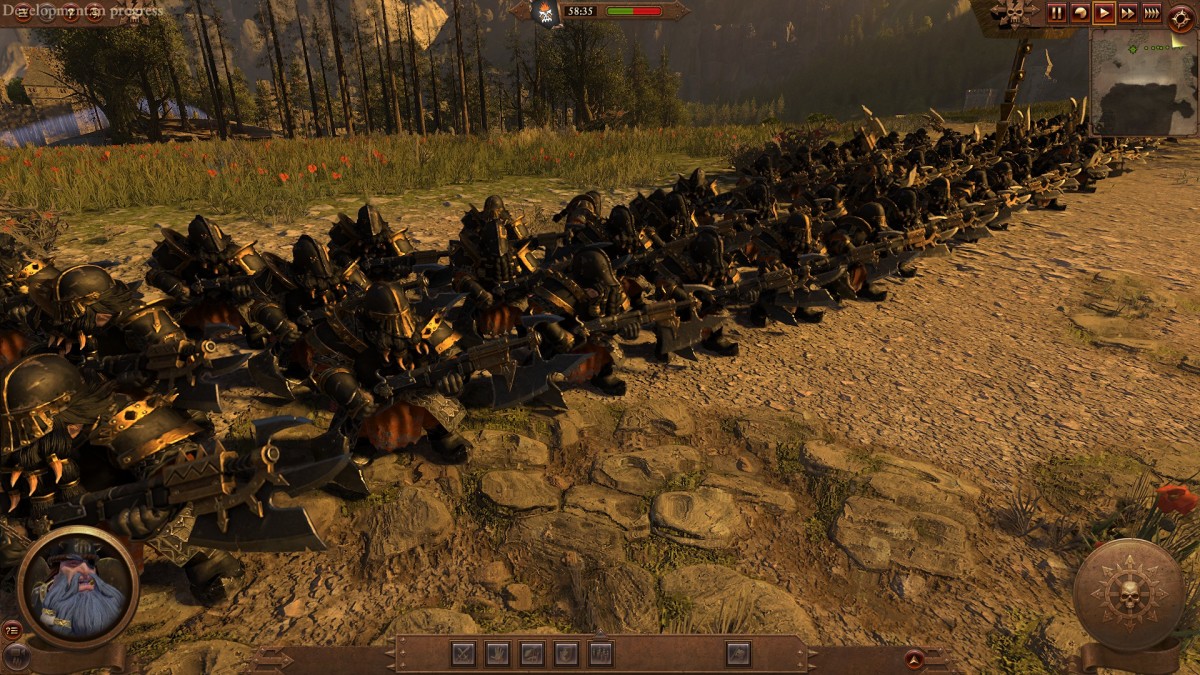 Total War: Warhammer 3 Chaos Dwarfs Fireglaives.