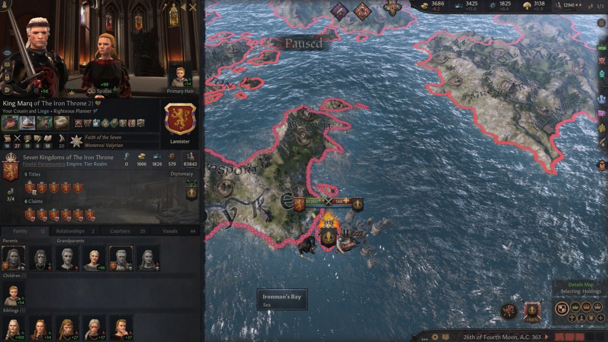 Crusader Kings 3’s Game of Thrones mod already created amazing stories ...