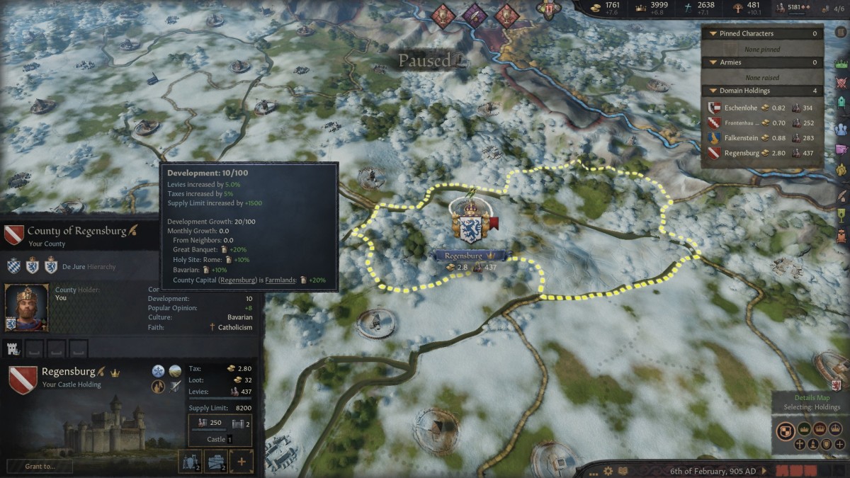 Crusader Kings 3 Development.