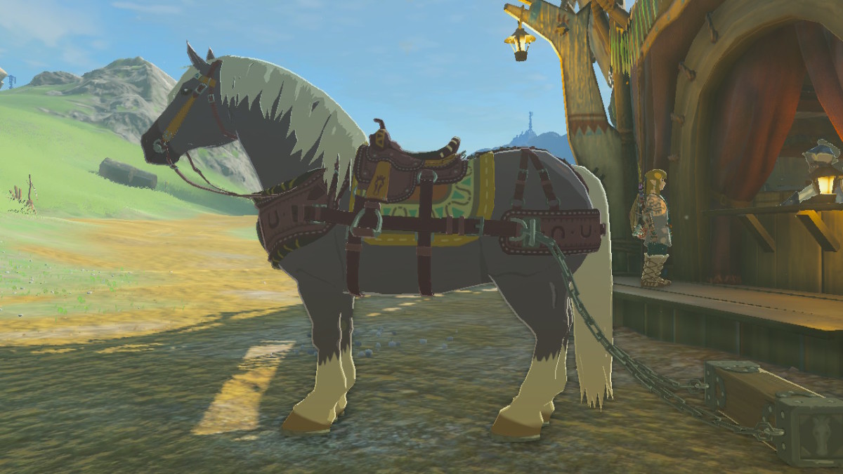 zelda-totk-horse-with-towing-harness