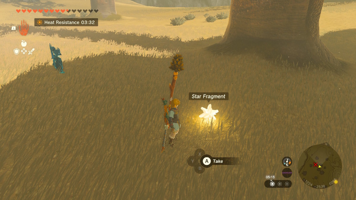 Zelda TOTK Star Fragment on ground