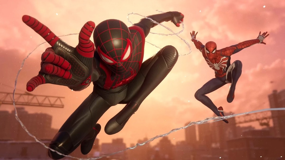 Spider-Man 2 Miles Morales and Peter Parker