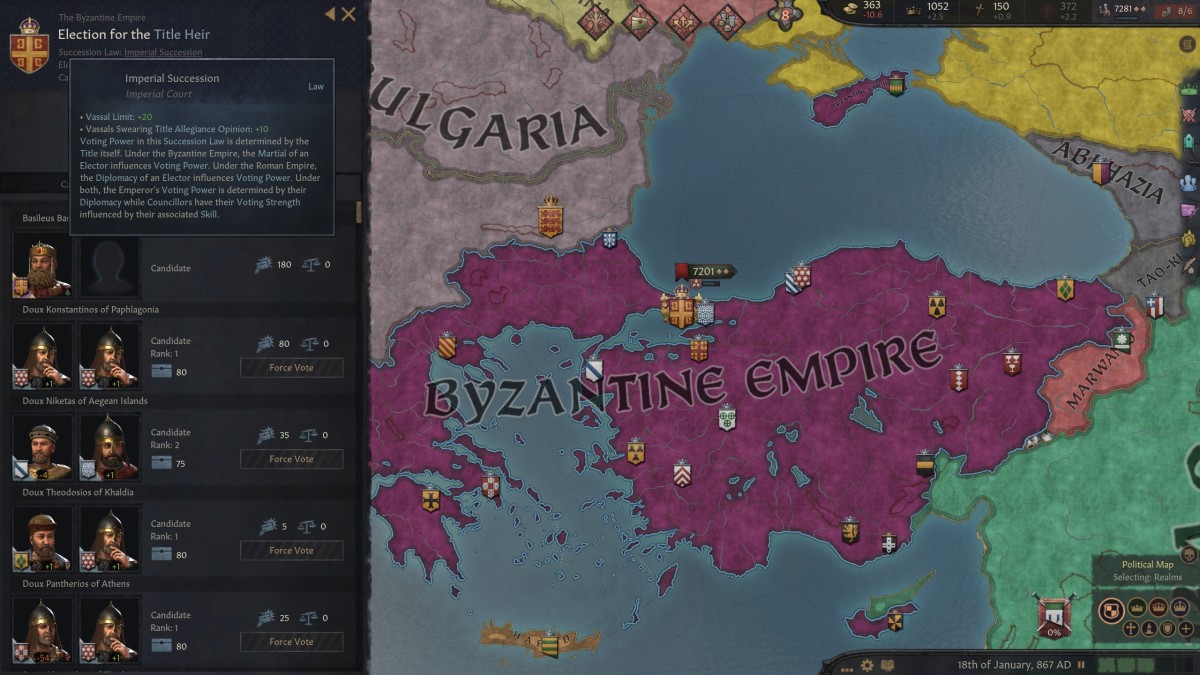 CK3 Succession Expanded mod.