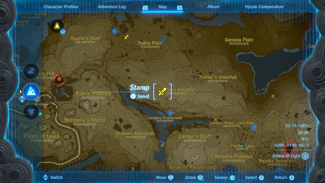 Zelda TOTK Lynel Location 4