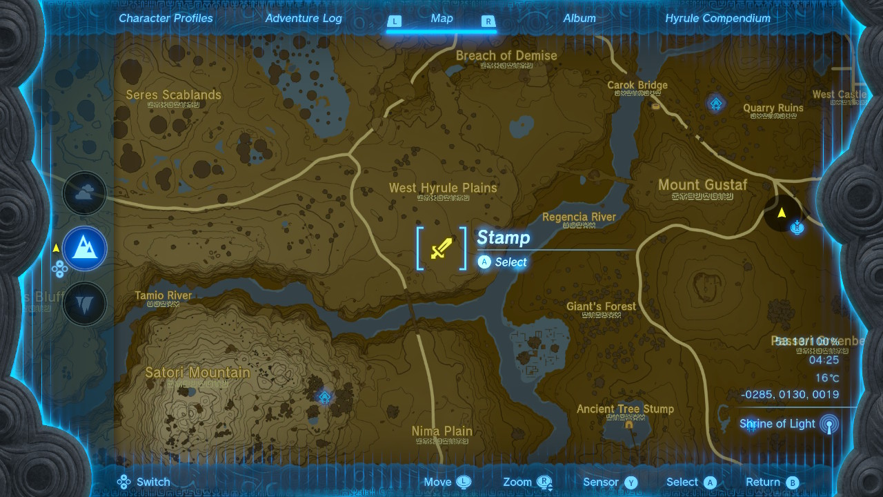 Zelda TOTK Lynel Location 1