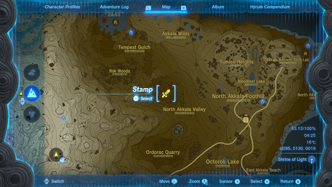 Zelda TOTK Lynel Location 11