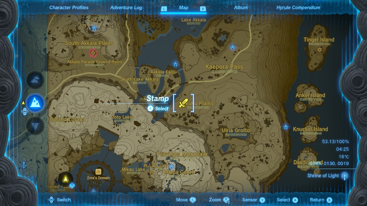 Zelda TOTK Lynel Location 12