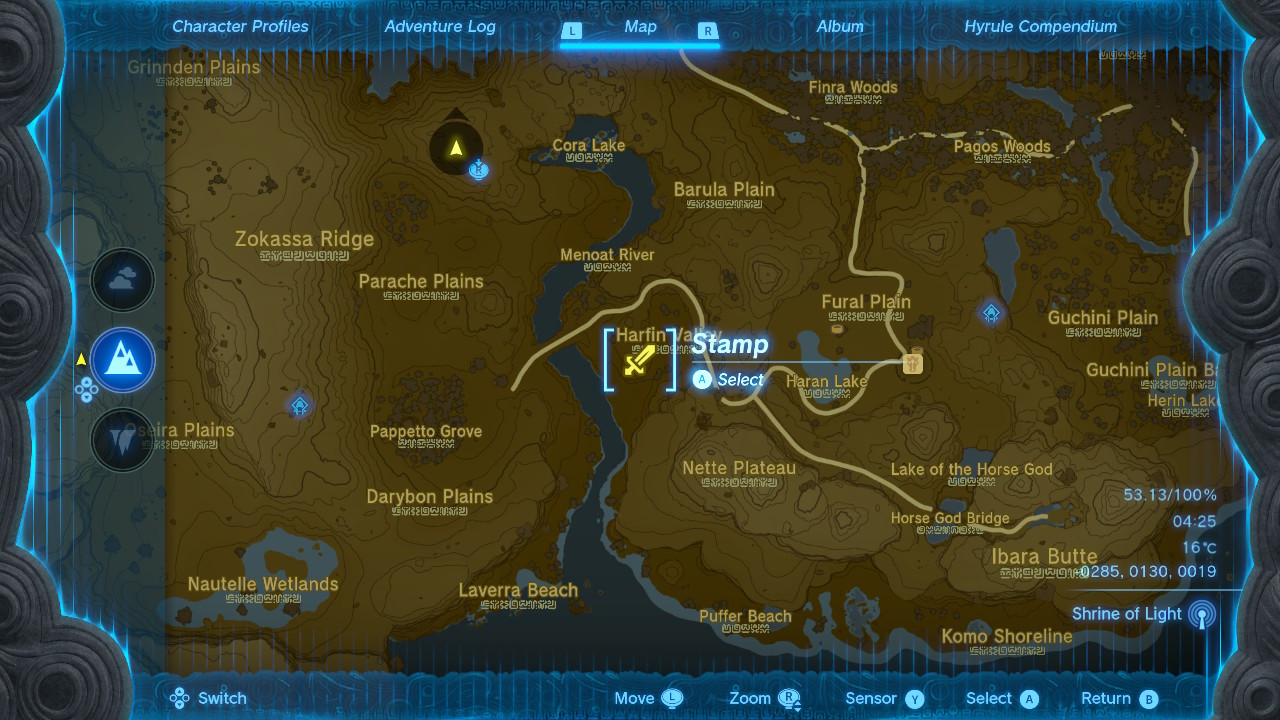 Zelda TOTK Lynel Location 14