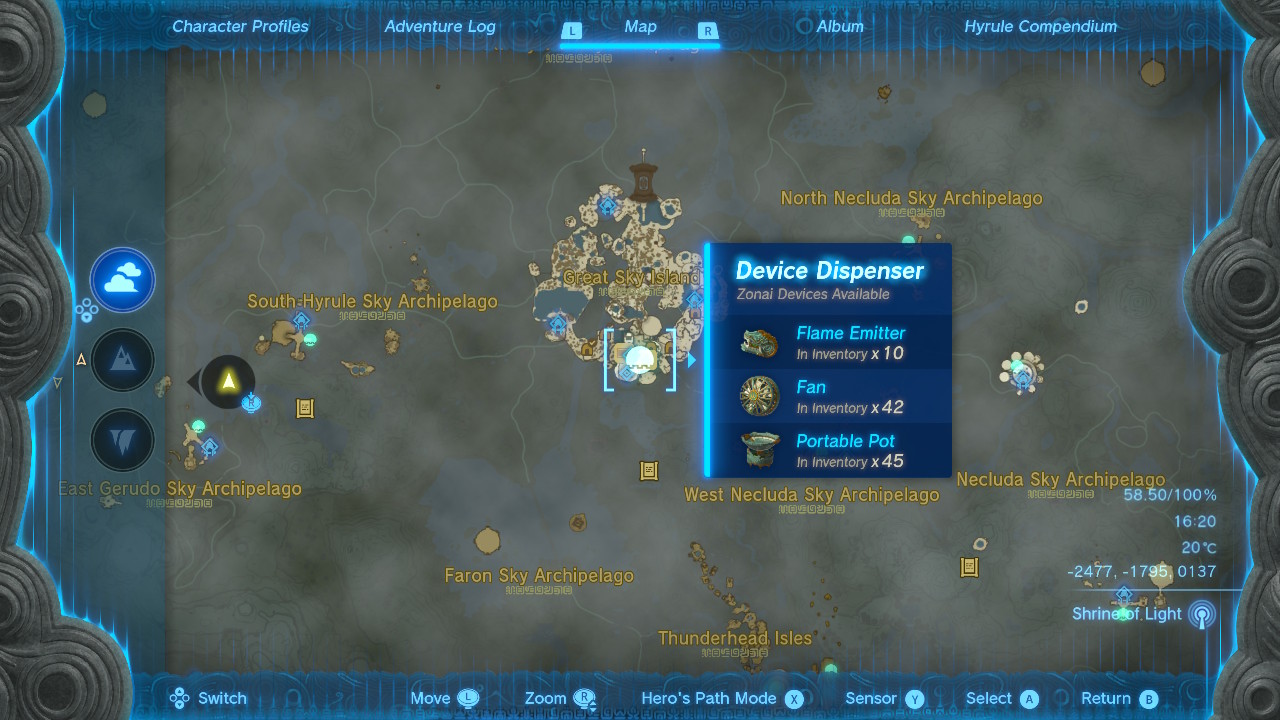 zelda totk zonai device dispenser locations glhf (10)