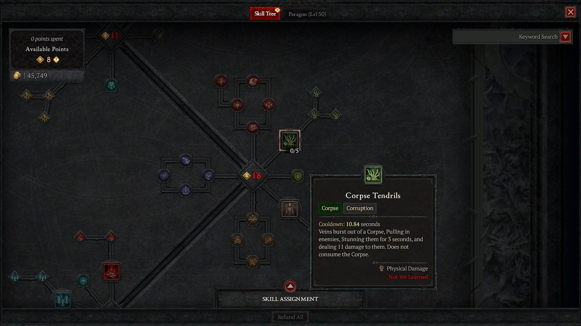 diablo 4 necro corpse tendrils