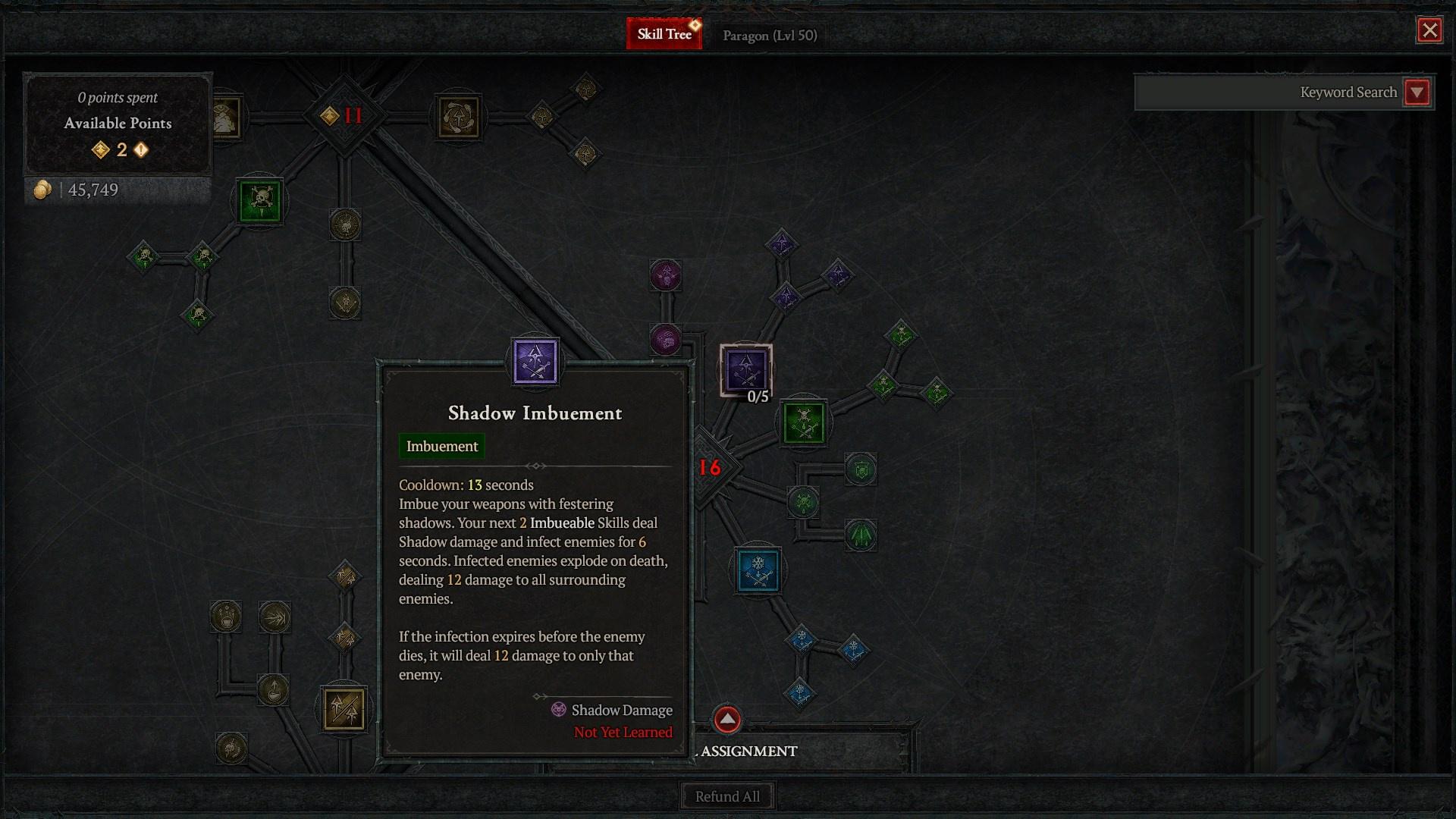 Diablo 4 Rogue Shadow Imbuement