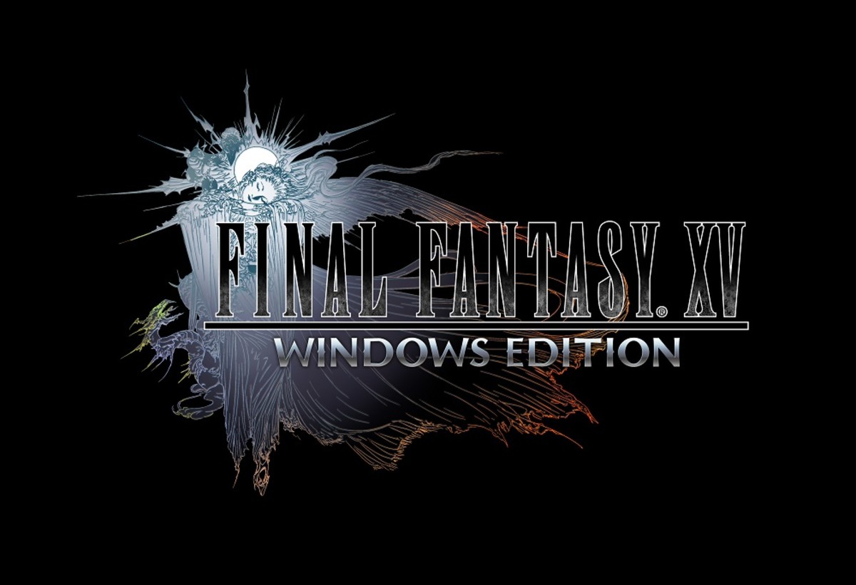 Final Fantasy XV logo.