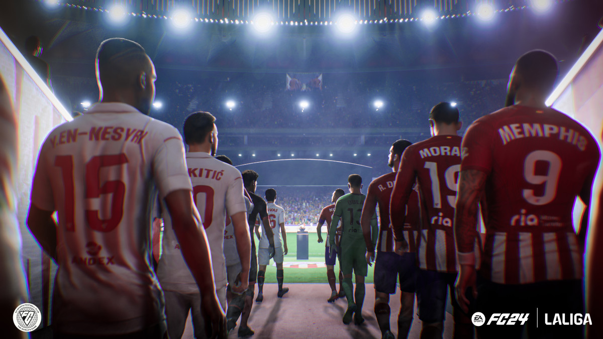 Team walkout sequence EA Sports FC 24