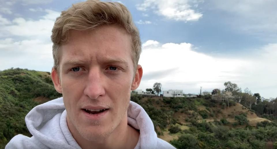 Tfue vlogging in the wilderness