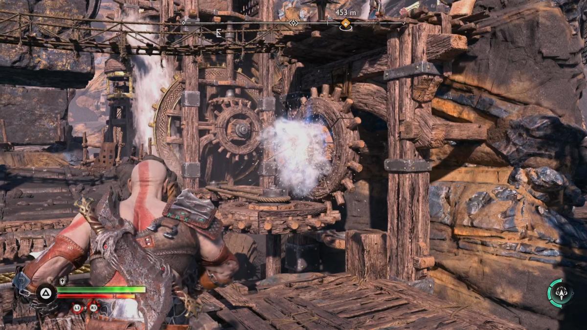 God of War Ragnarök_Jarnsmida Pitmines puzzle