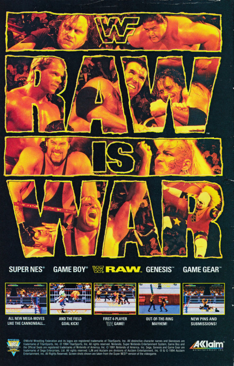 WWF Raw 1994 Cover