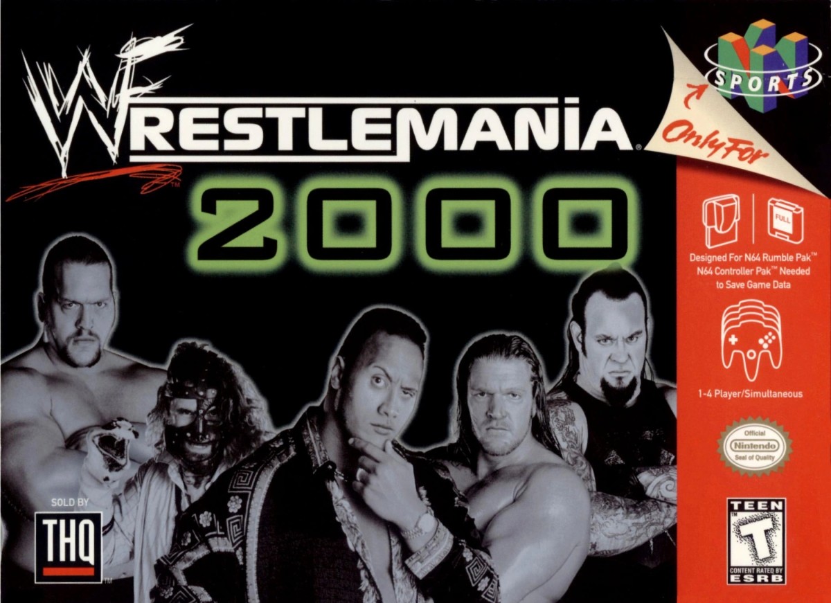 WWF WrestleMania 2000 cover