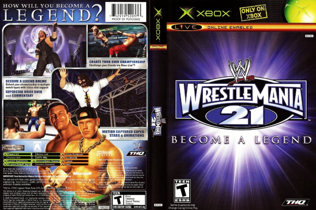 WWE WrestleMania 21 cover