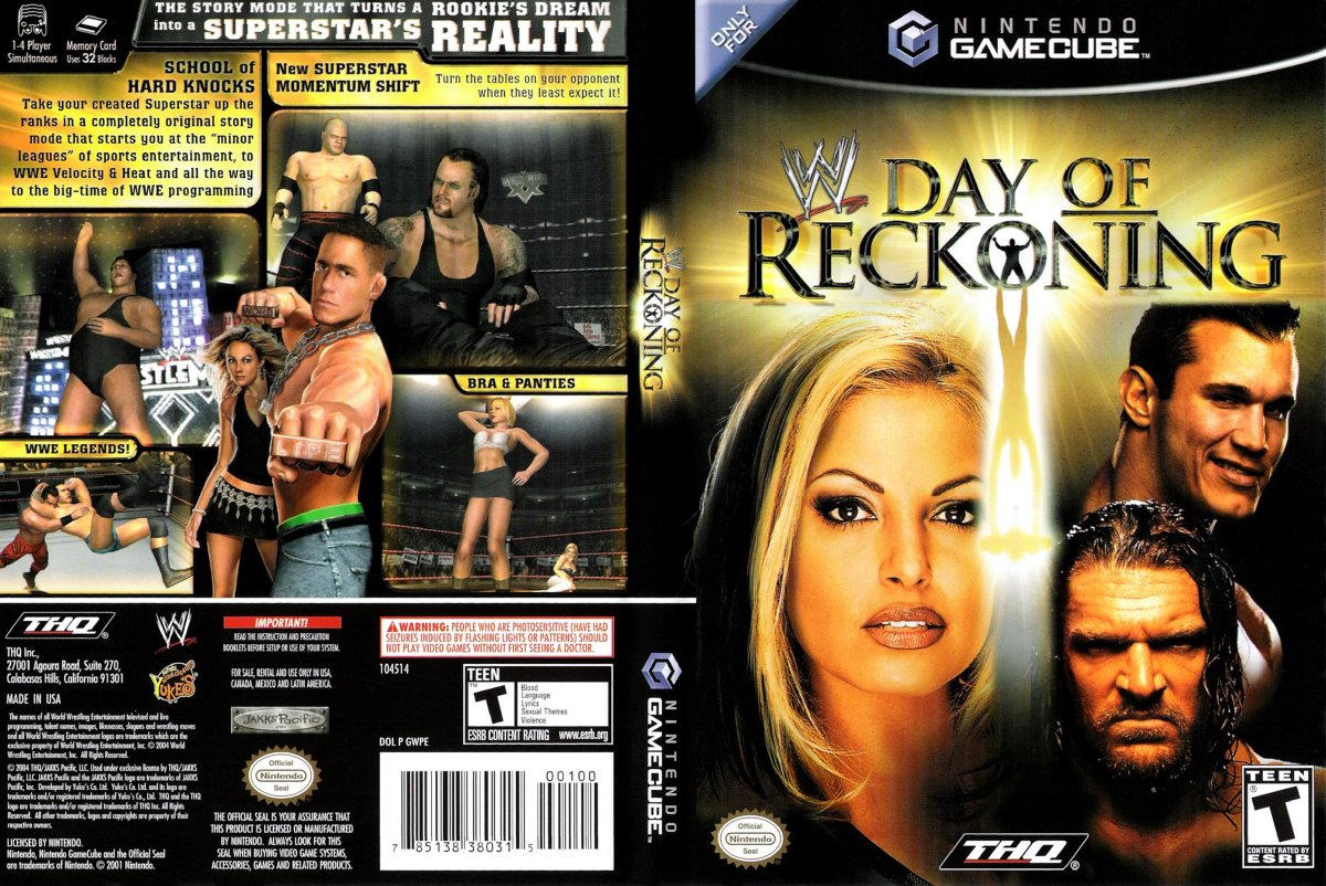 WWE Day of Reckoning cover