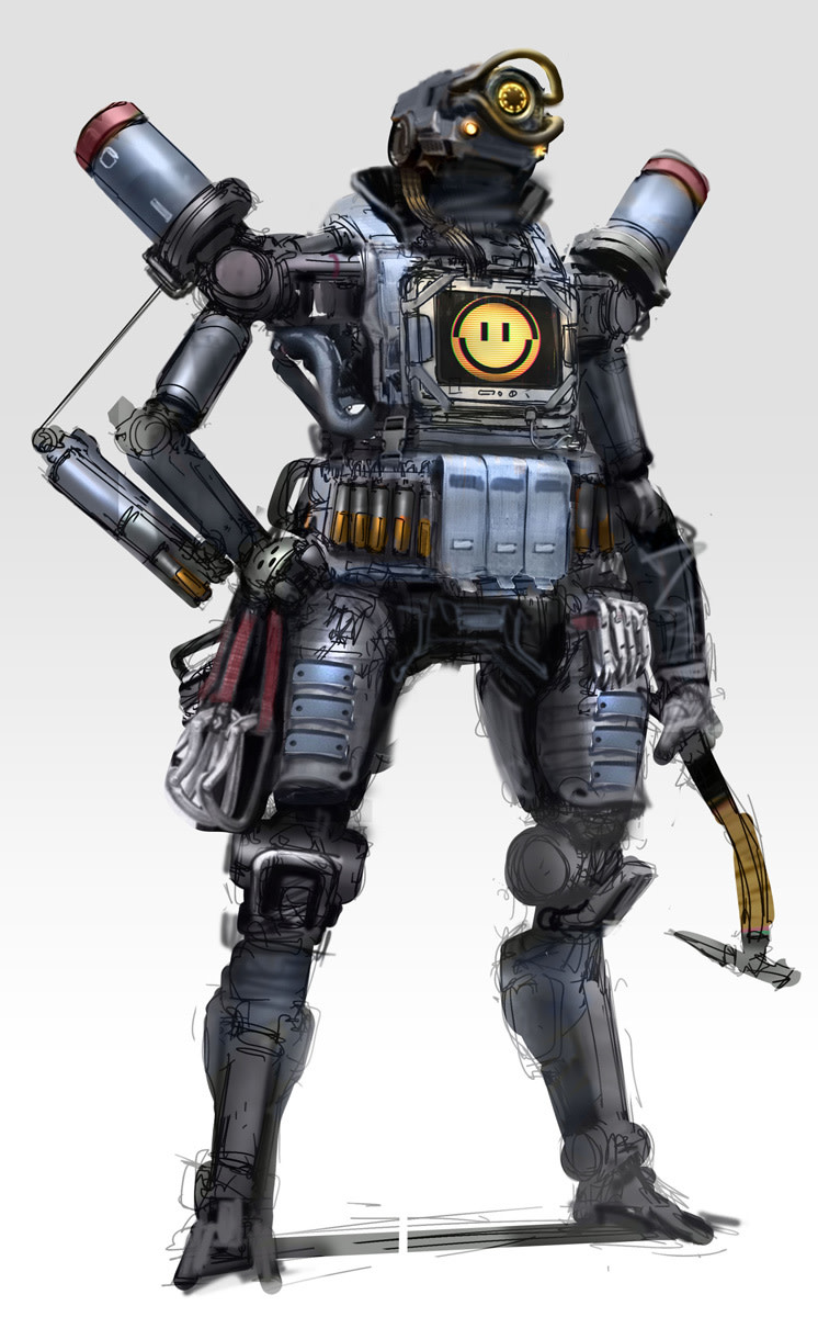 Apex Legends Pathfinder concept art