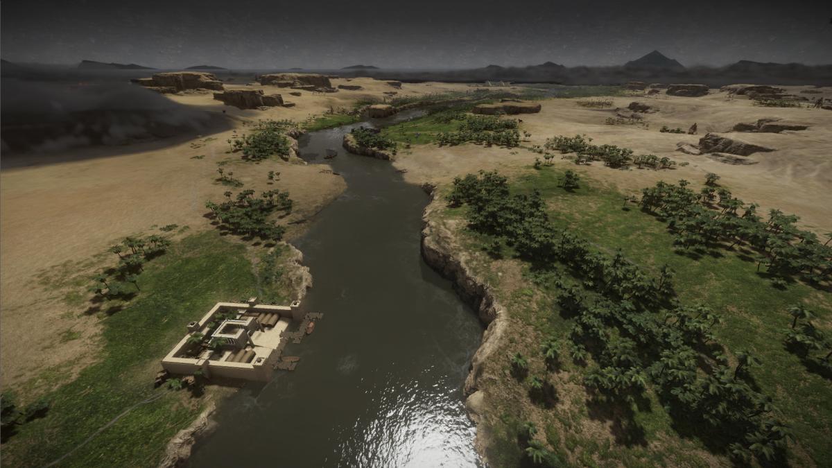 Total War: Pharaoh screenshot of the campaign map during collapse.