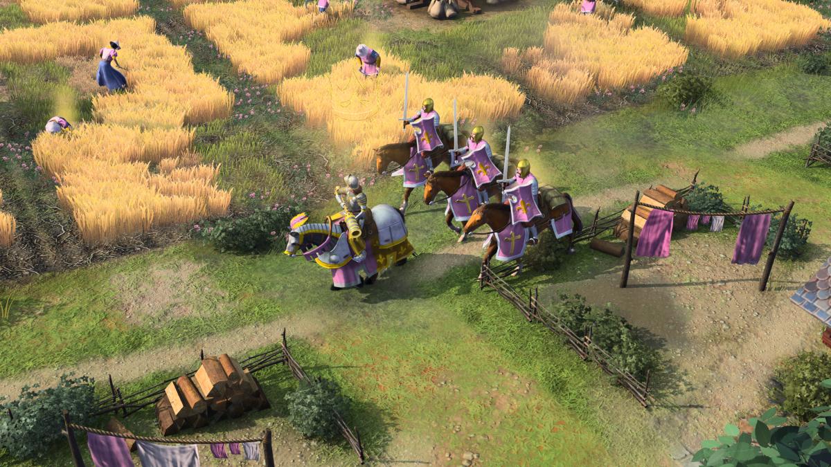 Age of Empires 4 Jeanne d'Arc Level 4.