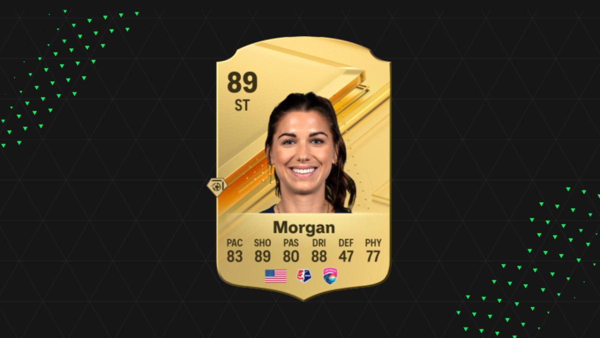 Alex Morgan Ultimate Team player card in EA FC 24