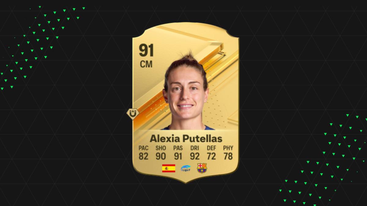 Alexia Putellas Ultimate Team card in EA FC 24