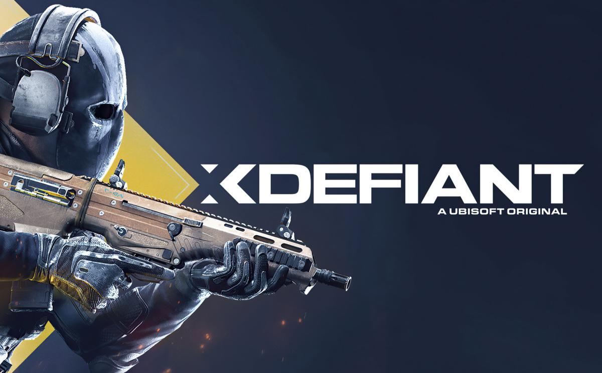 Artwork for XDefiant showing a masked soldier.