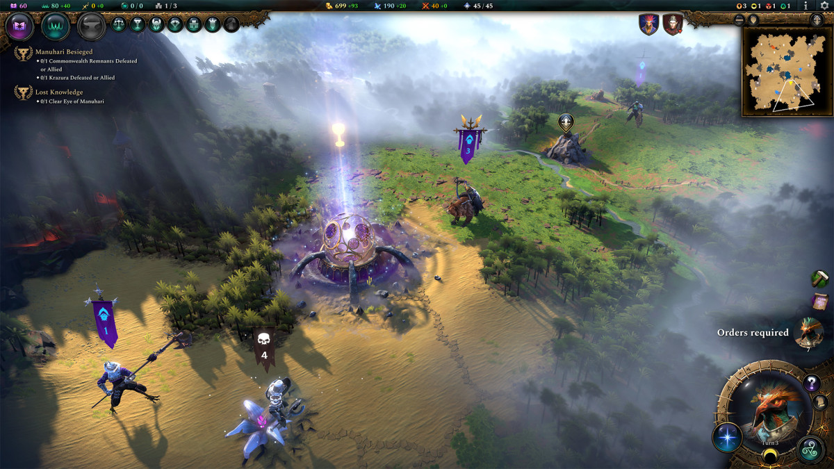 Age of Wonders 4: Empires & Ashes new Ancient Wonder.