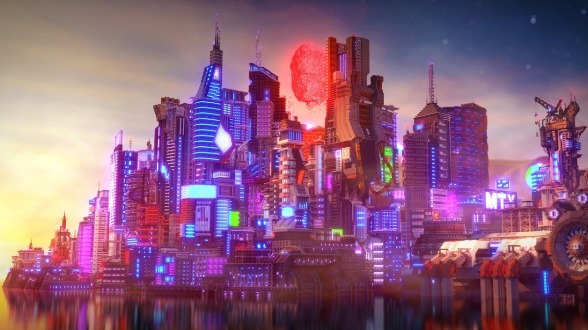 Minecraft The Cyberpunk Project