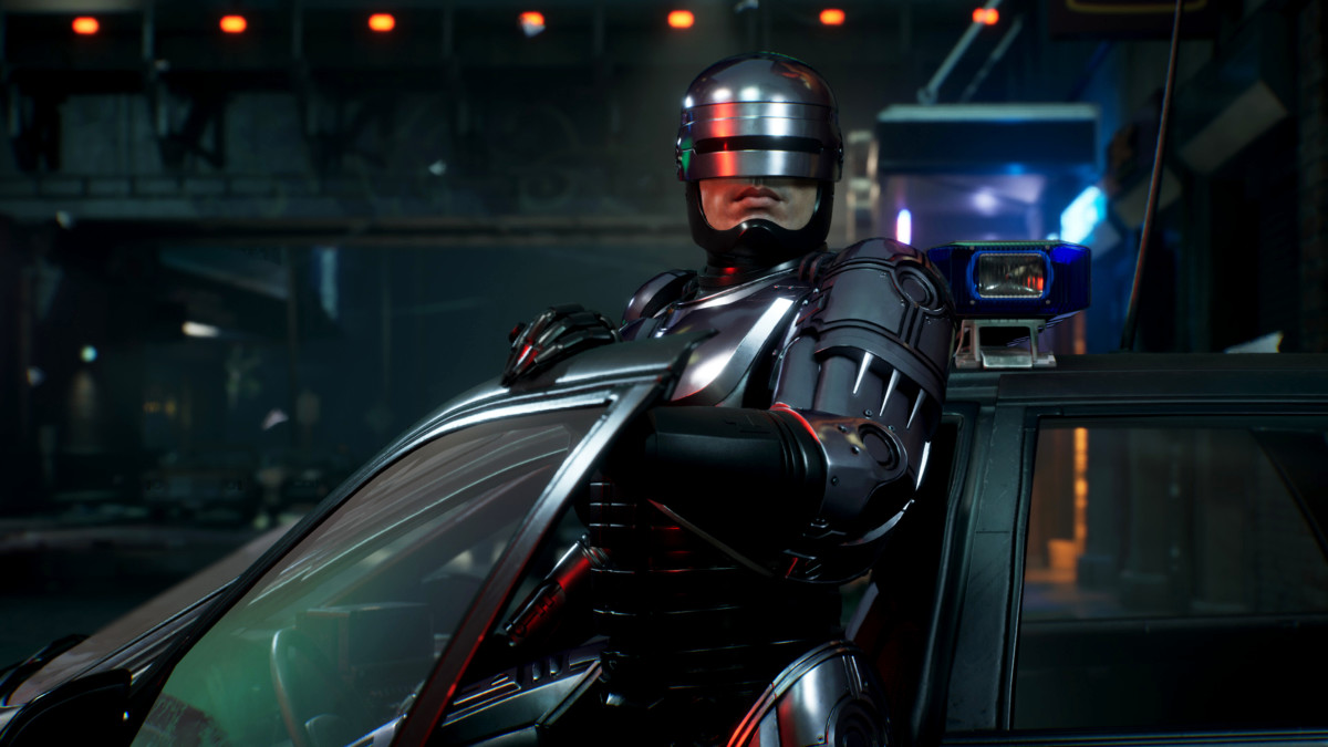 RoboCop Rogue City key art showing the protagonist