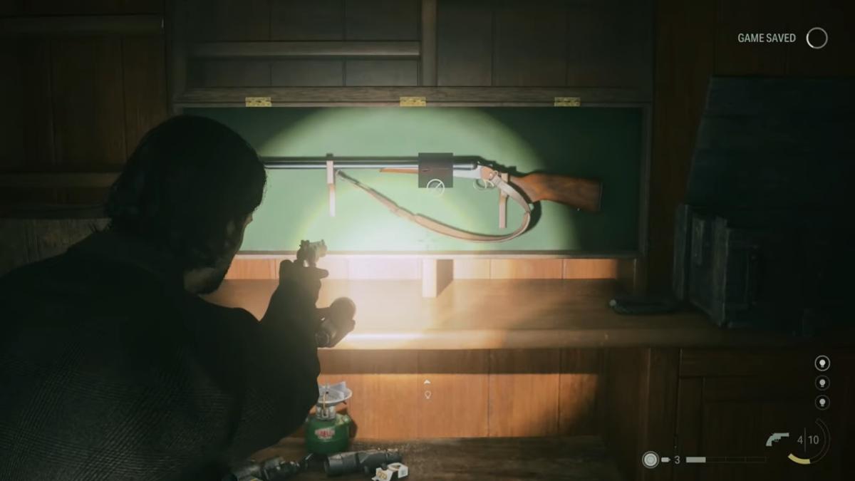 alan wake 2 double barrel shotgun location