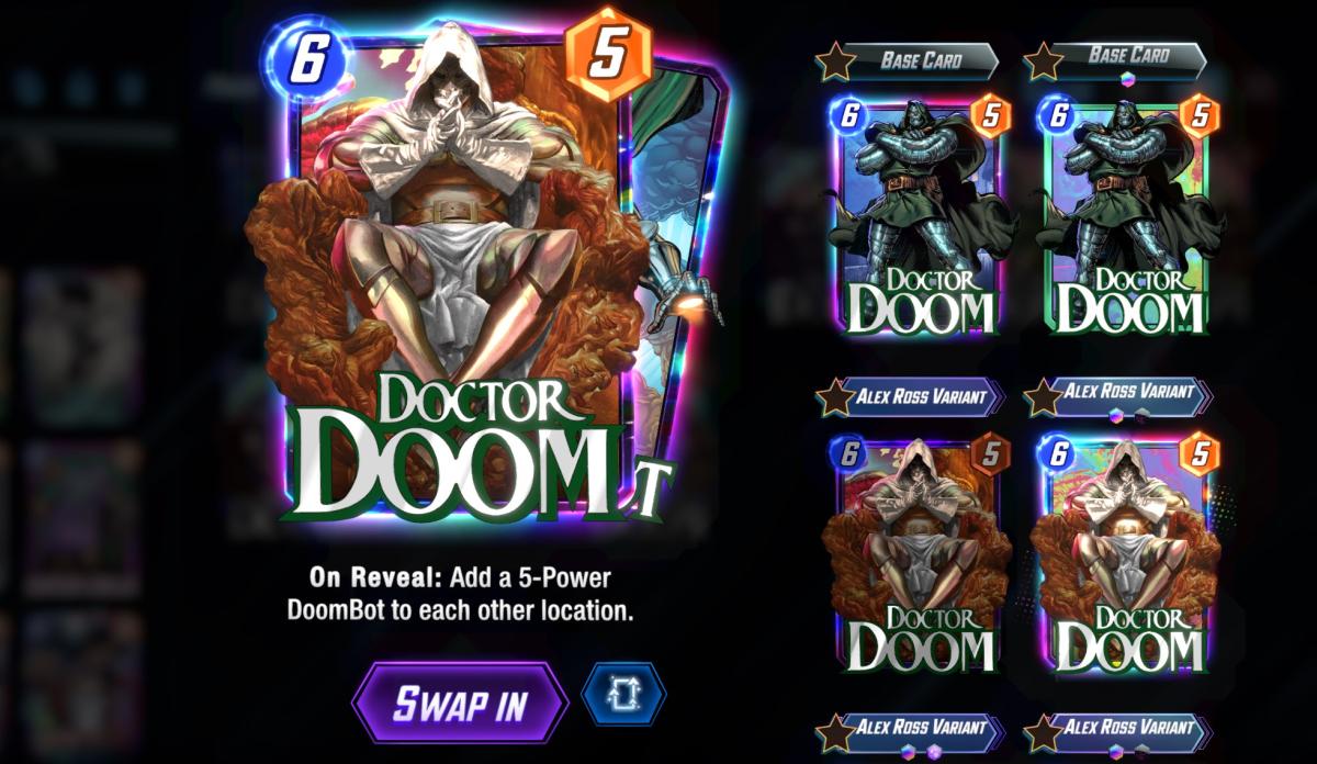 Doctor Doom, Mystique, Magik, She-Hulk, and Death are some of the most versatile cards in the game.