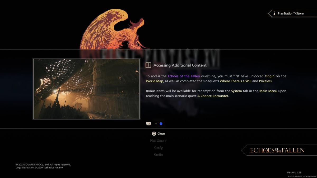 final fantasy 16 dlc echoes of the fallen